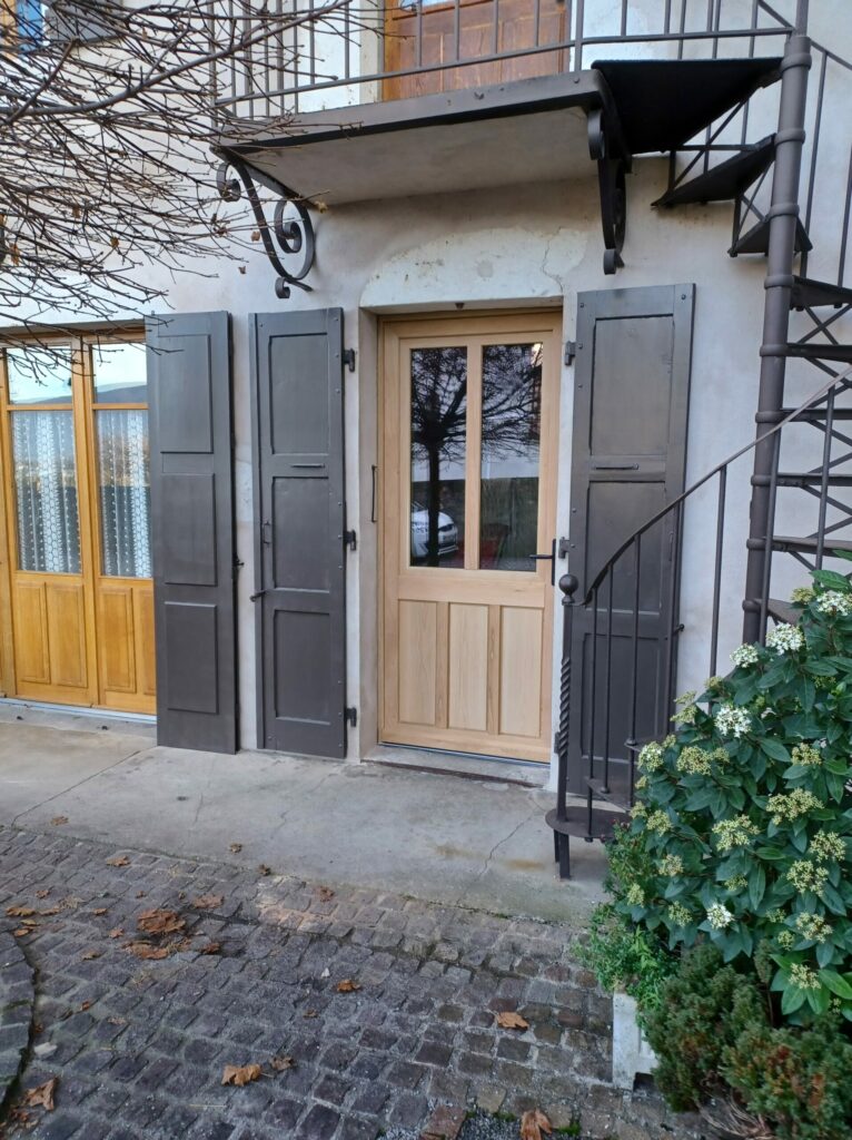 porte d'entrée chêne