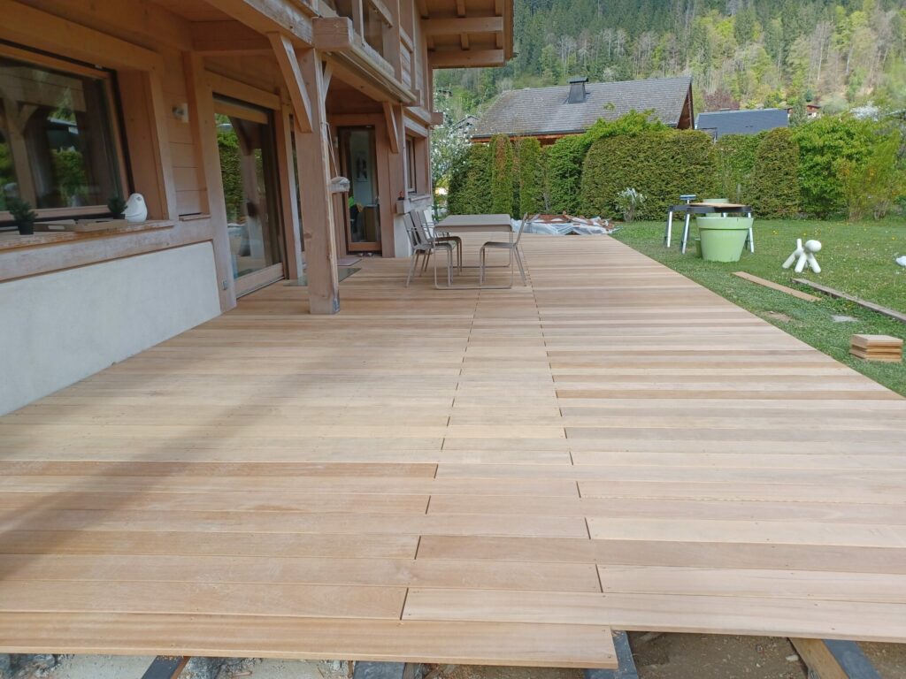 terrasse bois exotique